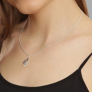 PRAQIA Winged heart KO6560_MO040_45 (Ag925/1000, 2,41 g) - Necklace