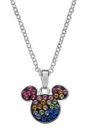 DISNEY Mickey Mouse strieborný náhrdelník C901370SRML-B - Náhrdelník