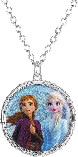 DISNEY Frozen Anna and Elsa Necklace NH00805RL-16 - Necklace - Main image