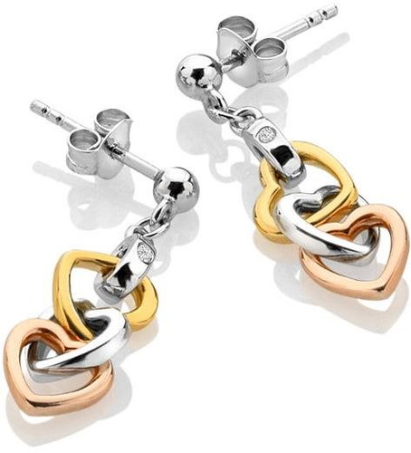 HOT DIAMONDS Trio DE703 (Ag 925/1000 3,4 g) - Earrings - Main image