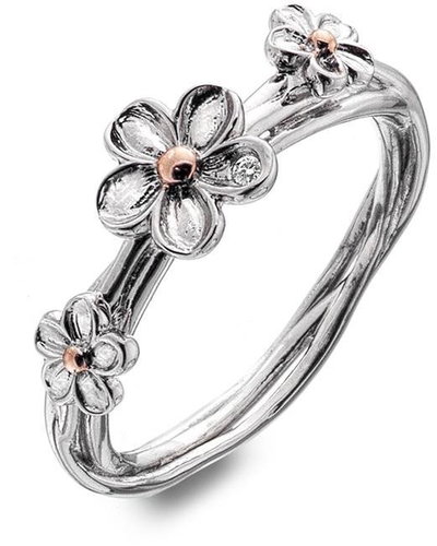 HOT DIAMONDS Forget me not DR214/N (Ag 925/1000 g g), size 54 - Ring - Main image