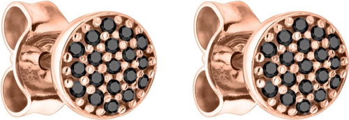 DOLCZE Leo RG Black 231013 (Au 585/1000, 1,10g) - Earrings - Main image