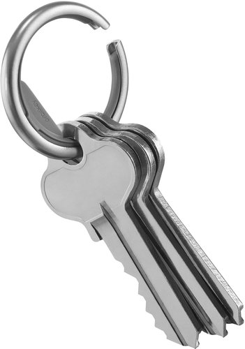 ORBITKEY Ring - Silver & Grey - Kroužek na klíče - Main image