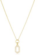 SIF JAKOBS Capizzi Piccolo necklace SJ-N42230-CZ-YG (Ag 925/1000, 1,1 g) - Necklace