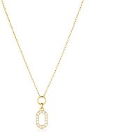 SIF JAKOBS Capizzi Piccolo necklace SJ-N42230-CZ-YG (Ag 925/1000, 1,1 g) - Necklace