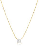 SIF JAKOBS Ellera Quadrato necklace SJ-N42279-CZ-YG (Ag 925/1000, 2,8 g) - Necklace