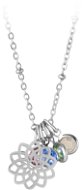 TROLI Ocelový náhrdelník s vyměnitelnými přívěsky Hvězda (řetízek, 5x přívěsek) - Necklace