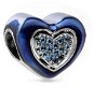 PANDORA Otočné modré srdce 792750C01 - Prívesok