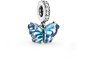 PANDORA - Motýľ z modrého skla Murano 792698C01 (Ag 925/1000, 1,7 g) - Prívesok