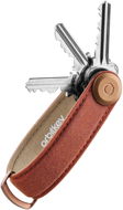 ORBITKEY Key Organiser 2.0 Waxed Canvas - Brick Red - Keyring