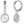Earrings Life In 4G JUBE02135JWRHT/U