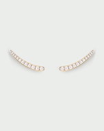 PDPAOLA Gold plated earrings Riga climbing AR01-C92-U (Ag 925/1000, 1,36 g) - Earrings