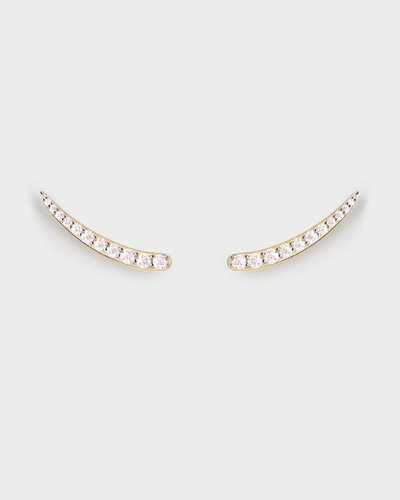 PDPAOLA Gold plated earrings Riga climbing AR01-C92-U (Ag 925/1000, 1,36 g) - Earrings - Main image