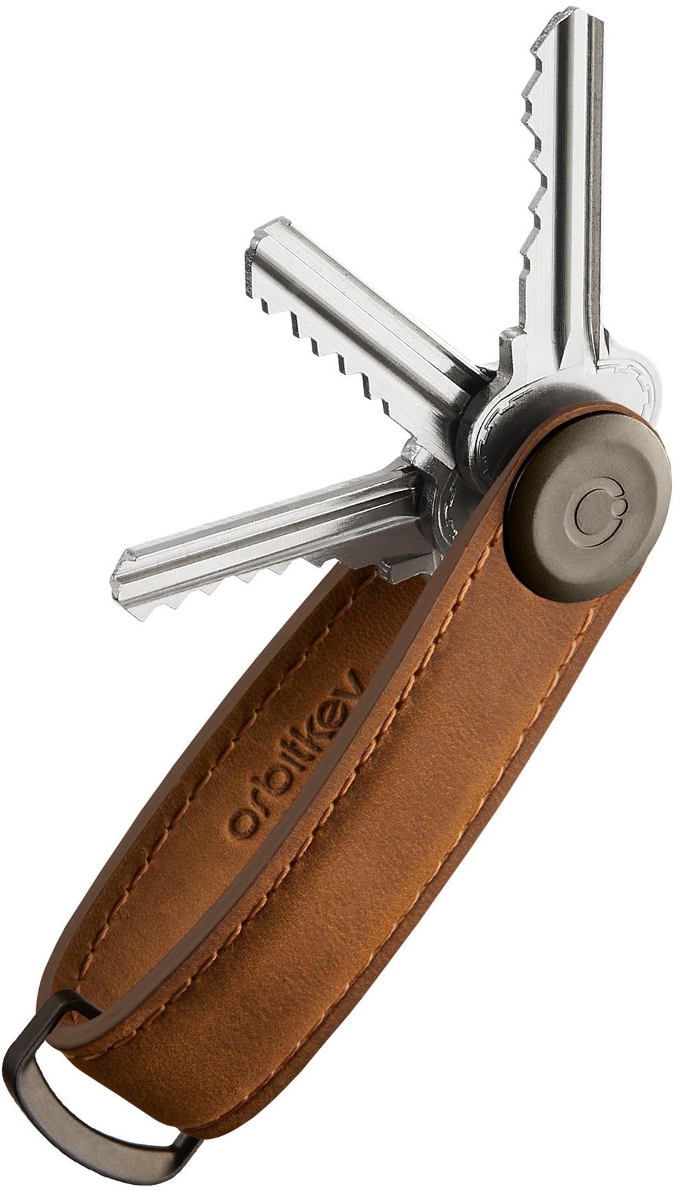 ORBITKEY Key Organiser 2.0 Crazy Horse - Chestnut Brown