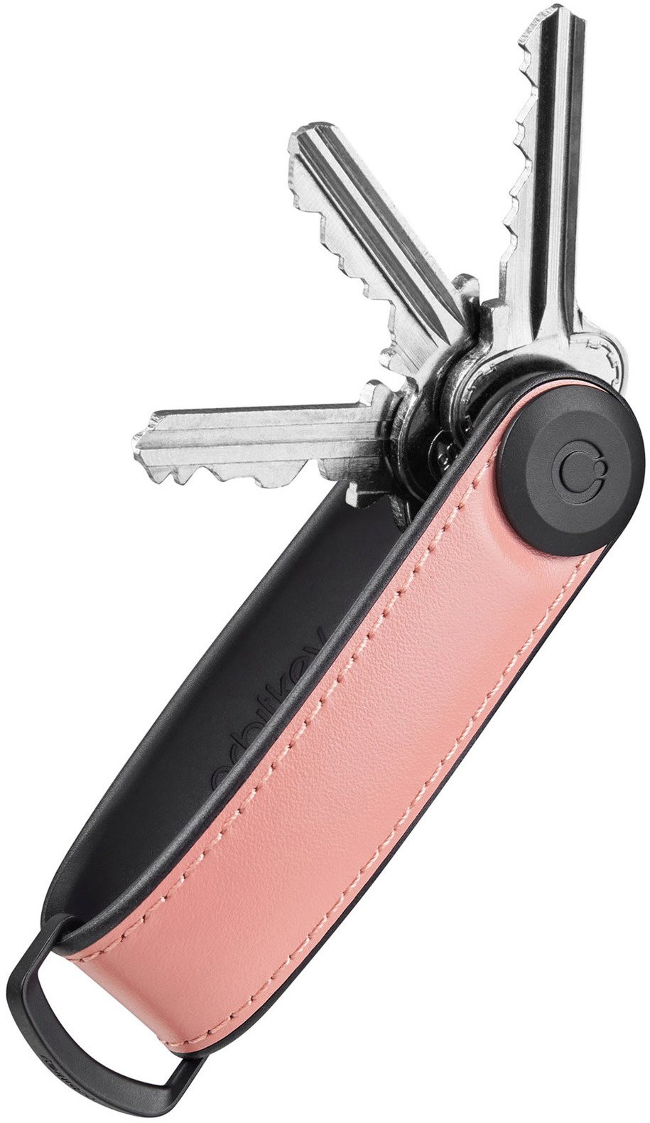 ORBITKEY Key Organizer Leather 2.0 - Pastel Pink