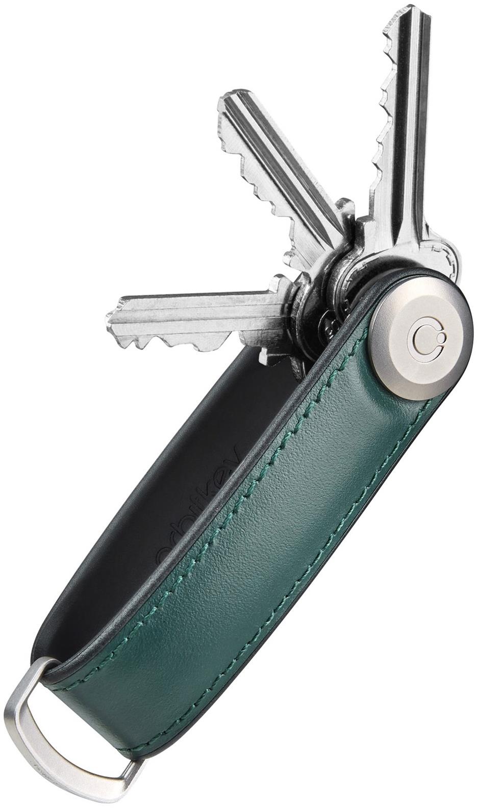 ORBITKEY Key Organizer Leather 2.0 - Pine Green