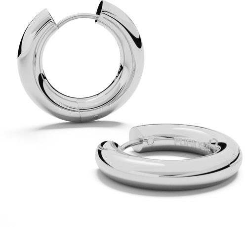 FURIOSA Chubby Hoop silver - Earrings - Main image