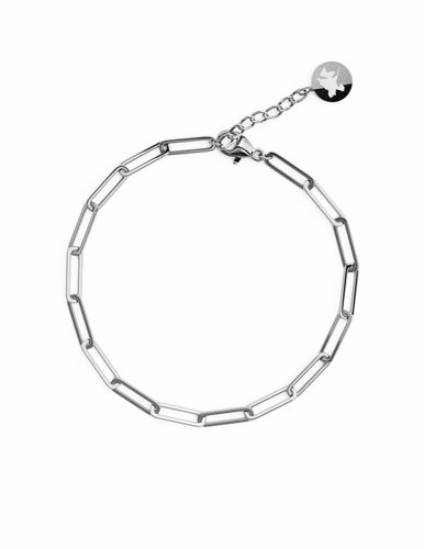 FURIOSA Paperclip Vibe bracelet silver - Bracelet - Main image