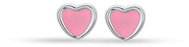 LUCA BARRA Steel earrings with hearts for girls - Earrings
