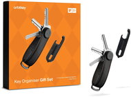 ORBITKEY Key Organiser Crazy Horse + Multitool V2 Set - Black - Keychain
