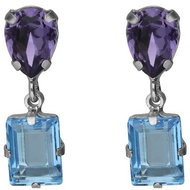 VICTORIA CRUZ Borea Aquamarine (Ag925/1000, 2,5 g) - Earrings