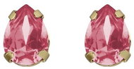 VICTORIA CRUZ Birthstone Rose (Ag925/1000, 1,3 g) - Earrings