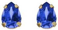 VICTORIA CRUZ Birthstone Sapphire (Ag925/1000, 1,3 g) - Fülbevaló