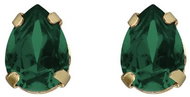 VICTORIA CRUZ Birthstone Emerald (Ag925/1000, 1,3 g) - Earrings