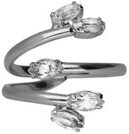 VICTORIA CRUZ Lieve Crystal (Ag925/1000, 2,2 g) - Ring
