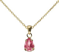 VICTORIA CRUZ Short Birthstone Rose (Ag925/1000, 2,2 g) - Necklace