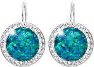 JSB Bijoux Opals with Swarovski crystal stones Belt 92400025pas (Ag925/1000, 2,1 g) - Earrings