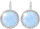 Crystal stones Light Blue 92400025l-bl (Ag925/1000, 2,1 g)