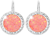 JSB Bijoux Opals with Swarovski crystal stones Peach Pastel 92400025pea (Ag925/1000, 2,1 g) - Earrings