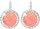 Crystal stones Peach Pastel 92400025pea (Ag925/1000, 2,1 g)