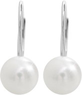 JSB Bijoux 8 mm White single river pearl 92400542wh (Ag925/1000, 4 g) - Earrings