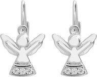 JSB Bijoux Small Angel with Cubic Zirconia Crystal 92400573cr (Ag925/1000, 1,7 g) - Earrings