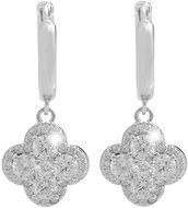 JSB Bijoux Cubic Zirconia Crystal Quatrefoil 92400591cr (Ag925/1000, 3,1 g) - Earrings