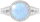 Crystal stones Light Blue 92700025l-bl (Ag925/1000, 2,3 g)