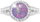 Violet crystal stones 92700025vio (Ag925/1000, 2,3 g)