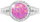 Crystal stones Light Fuchsia 92700025l-fu (Ag925/1000, 2,3 g)