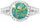 Crystal stones Mix Green 92700025mixgr (Ag925/1000, 2,3 g)