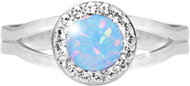 JSB Bijoux Opal with Swarovski crystal stones Light Blue 92700040l-bl (Ag925/1000, 2,08 g) - Ring