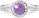 Violet crystal stones 92700040vio (Ag925/1000, 2,08 g)