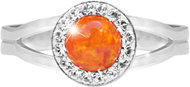 JSB Bijoux Opal with Swarovski Orange crystal stones 92700040orange (Ag925/1000, 2,08 g) - Ring
