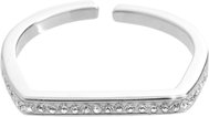 JSB Bijoux Straight with Swarovski Crystal 92700531cr (Ag925/1000, 1,6 g) - Ring