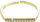 Egyenes, Swarovski kristálykövekkel aranyozott, Golden Shadow 92700531ggsh (Ag92