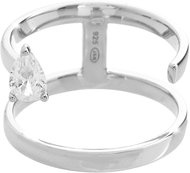 JSB Bijoux Double with Cubic Zirconia Drop Shaped Crystal 92700527cr (Ag925/1000, 3,63 g) - Ring