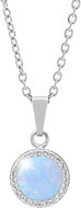 JSB Bijoux Opál Swarovski kristálykövekkel Light Blue 92300025l-bl (Ag925/1000, 2,1 g) - Nyaklánc