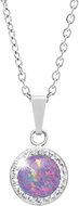 JSB Bijoux Opál Swarovski Violet kristálykövekkel 92300025vio (Ag925/1000, 2,1 g) - Nyaklánc