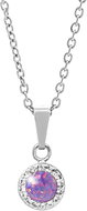 JSB Bijoux Opál Swarovski Violet kristálykövekkel 92300040vio (Ag925/1000, 1,86 g) - Nyaklánc